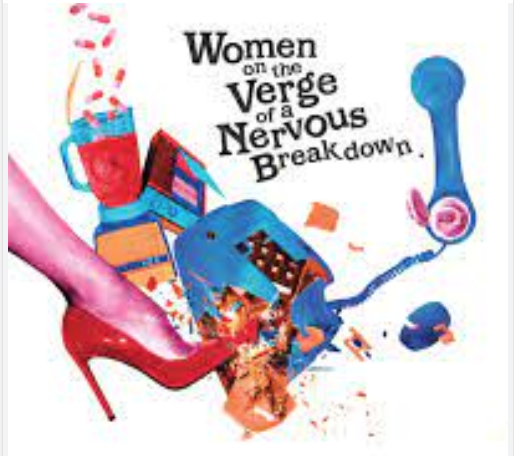 Promotional poster, Women on the verge of a nervous breakdown